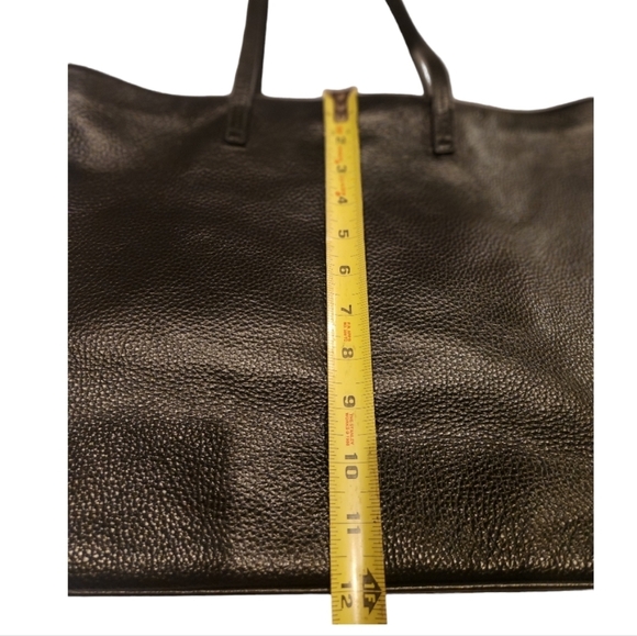 Johnny Was Tippi Tote Black Pebbled Leather - Picture 4 of 11